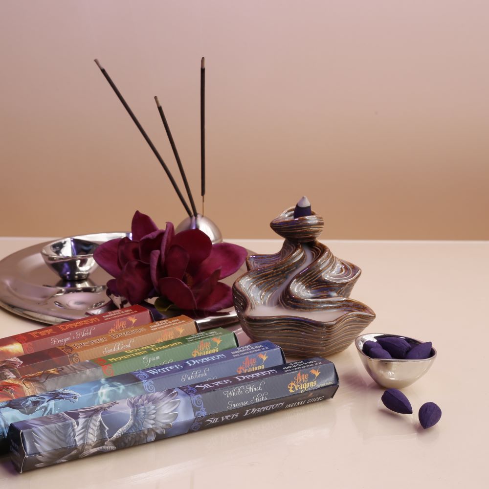 incense sticks cones resin and smudge