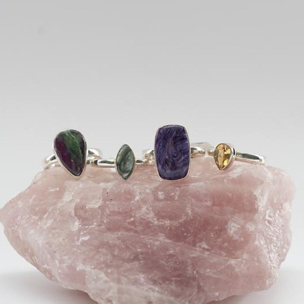 Crystal jewellery rings bracelets pendants